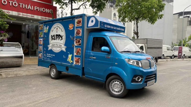 Xe ô tô bán Gà Rán – Cafe – Trà Chanh – Trà Sữa lưu động