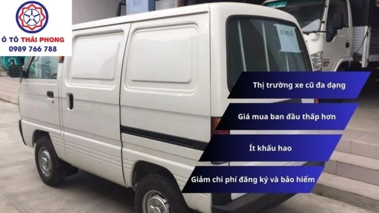 Lý do xe tải van cũ được ưa chuộng